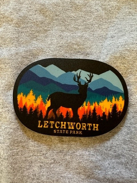 Magnet deer at sunset